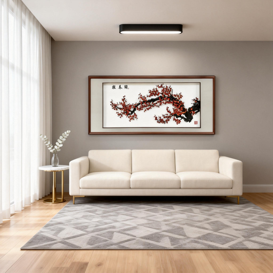 Crimson Plum in Full Bloom