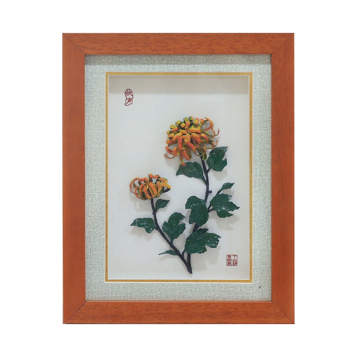 Golden Chrysanthemum in Bloom