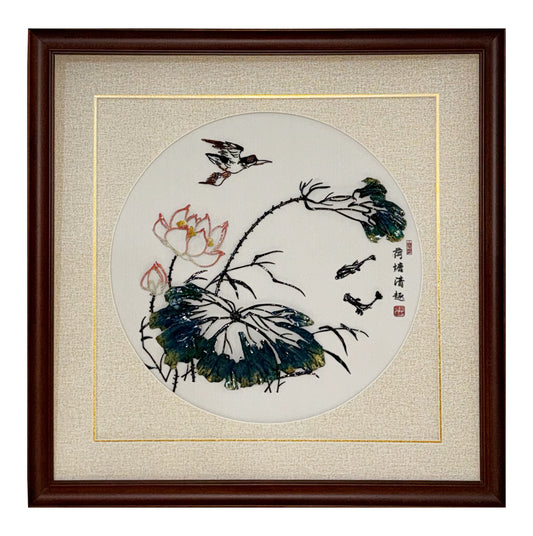 Lotus Pond by Moonlight