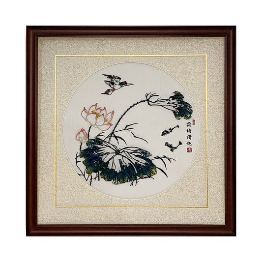 Lotus Pond by Moonlight